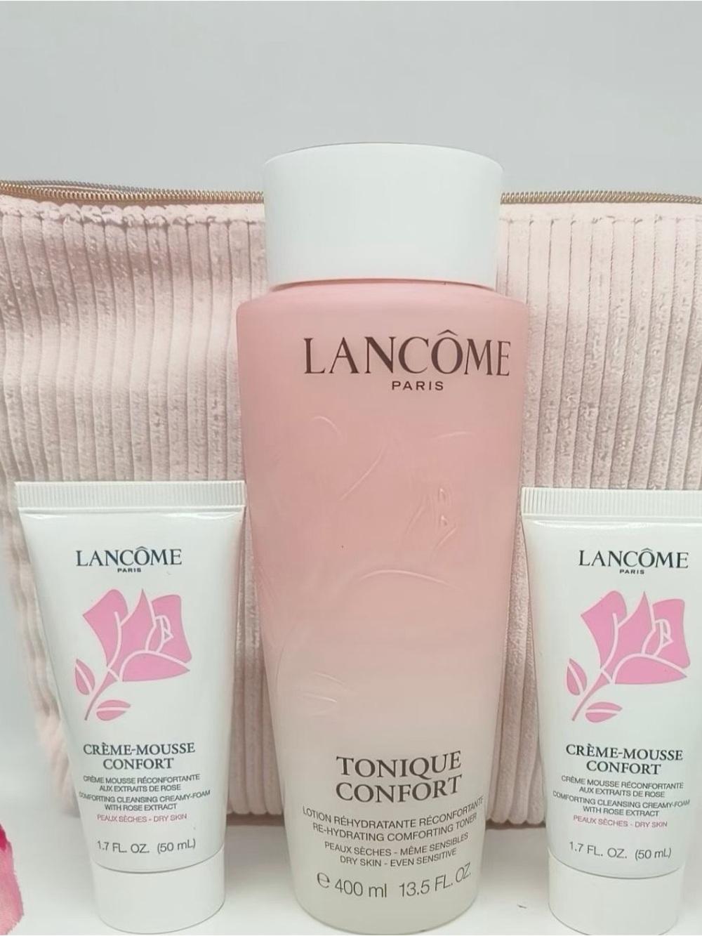 Lancôme Pink Tonique Confort Hydrating Toner with Pink Accents
